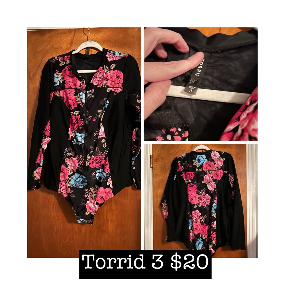 Torrid Long Sleeve Swimsuit/Wetsuit size 3